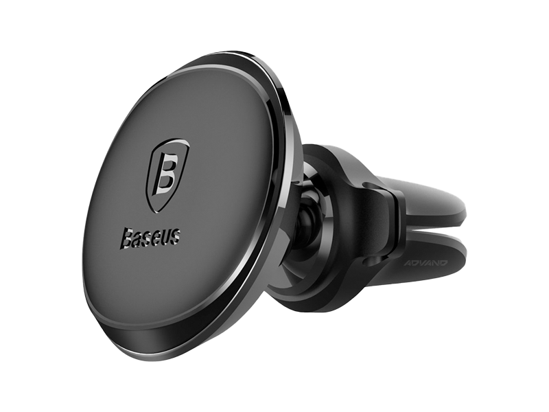 BASEUS Air Vent univerzális mágneses autós telefontartó szellőzőrácsra - Fekete